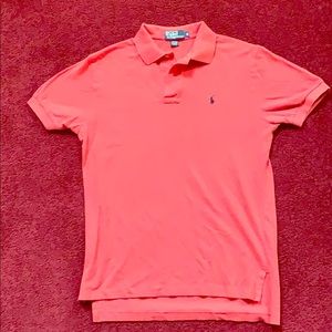 Men’s dark orange polo